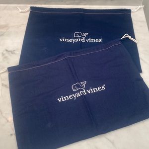 NWOT Vineyard Vines Navy Blue Dust Bags (2)